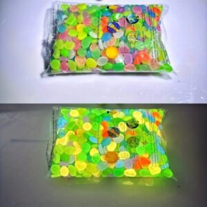 Glow In The Dark Pebbles, Resin Luminous Stones For Landscape, Garden Paths, Potted Plants, Parks, Aquarium Decor