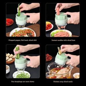 Multifunctional Electric Vegetable Chopper & Slicer Set | Food Processor with Automatic Chopping