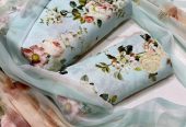 DIGITAL PRINTED EXCLUSIVE 3 PIECE SWISS DRESS