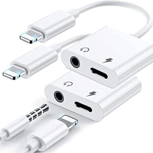 2-in-1 Dual Lightning Headphone Adapter Cable | Charge & Listen Simultaneously
