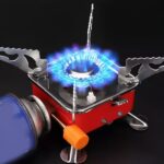 Portable Folding Outdoor Gas Stove |  Compact Card Type Palm Square Furnace for Camping & Travel