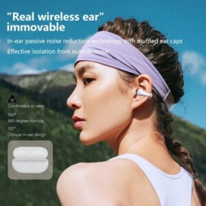 Ear Cuff Wireless Earbuds With Earhooks Mini Bone | The Ultimate Sports Companion