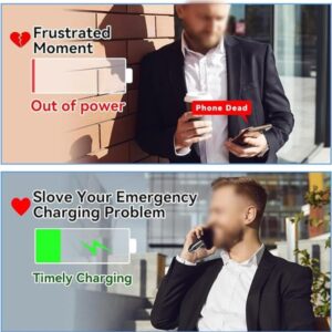 Emergency Keychain Portable Charger Power Bank | Mini Power Bank for On-the-Go Charging