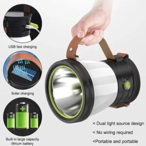 ZJ-1158 Multifunctional Camping Lantern | Emergency Light Waterproof | Multifunctional USB Rechargeable Lamp