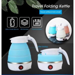 Foldable And Portable Teapot Water Heater |  600ml Electric Kettle for Travel & Boil Water Quickly