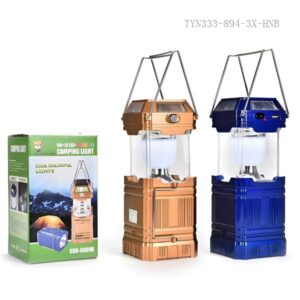 Gsh-9009a Solar Energy Camping Lantern With Colored Box | Solar Led Camping Lantern Lights