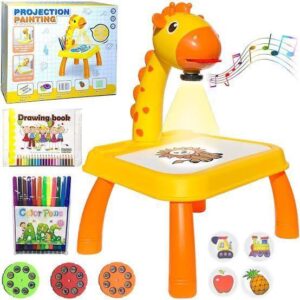 Mini Art Drawing Board Leds Projector Light Toy
