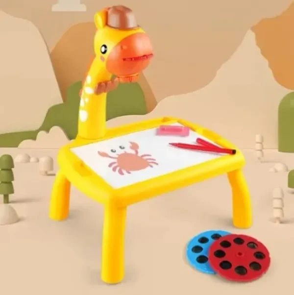 Mini Art Drawing Board Leds Projector Light Toy | Creative Drawing Table for Kids - Image 6