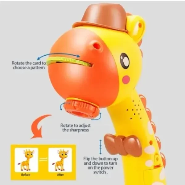 Mini Art Drawing Board Leds Projector Light Toy | Creative Drawing Table for Kids - Image 4