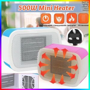 Mini Ceramic Electric Heater | Professional Mini Electric Heater | Overheating Automatic Protection | Low Noise | Long Service Life