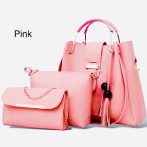 New Collection 3pcs Set Soft Leather Hand Bag