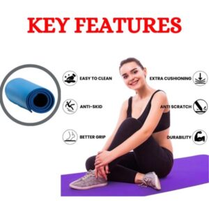 Yoga Matt Non-slip Exercise Gym Flooring Mat