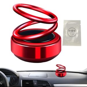 Car Solar Mounted Suspended Double Ring Ornaments