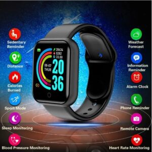 D20 Ultra Smart Watch Heart Rate Blood Pressure
