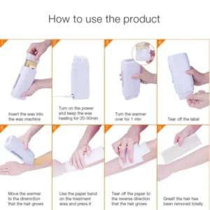 Wax Depilatory Heater Waxing Hot Cartridge Hair Removal