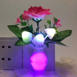 Vase Night Light Wide Application Glowing Vase
