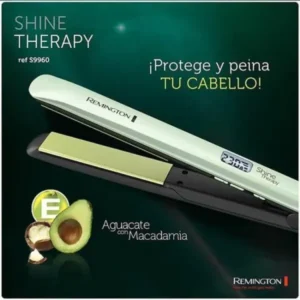 Remington Hair Straightener | Shine Therapy | Flat Iron Floating Ceramic Lcd