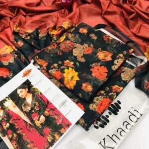 Khaadi Brand | 3 Piece Digital Printed Lawn Unstitched Suit | New Collection 2025 For Women