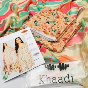 Khaadi Brand | 3 Piece Digital Suit | Printed Lawn Suit | Unstitched Suit | New Collection 2025 for Women