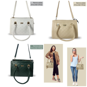 Guess Bags | Handbags for Girls | Women Tote Bag | Ladies Purse and Shoulder Bag | Removeable Strip Bags for Girls