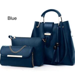 New Collection 3pcs Set Soft Leather Hand Bag