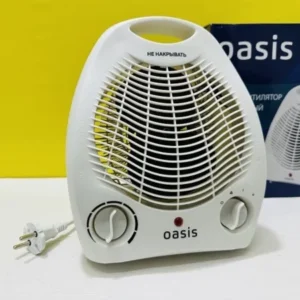 Electric Blower Fan Heater | Oasis Electric Fan Heater | Thermostat Overheating Protection | Noiseless Operation