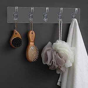 Transparent Hook | Strong Adhesive Door Wall Hangers | Towel Handbag Key Hook etc
