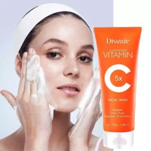 Disunion Vic Facial Wash Cleanser | Oil Control Anti-acne Glowing Collagen | Disunion Glowing Skin Vitamin C Facial Wash
