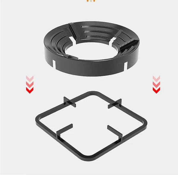 Gas Stove Burner Stand | Non Slip Bracket | 3d Windproof Hood Gas Cooker | Universal Accessories Anti Skid Gas Burner Parts | Cast Iron Cook Top Parts - Image 5