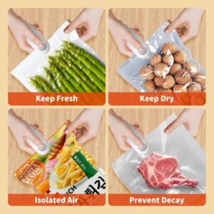 Heat Sealing Machine | 2 In 1 Cutting And Sealer | Usb Rechargeable Food Sealer | Mini Sealer For Snack
