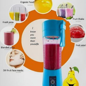 Portable Mini 6 Blade Juicer Blender | Outdoor Juicing Cup | Rechargeable juicer Machine
