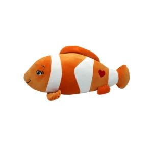 Clown Fish Soft Stuffed Plush Sea Animal Pillow for Kids Boys & Girls Birthday Gifts (Color: Orange and White Size: 65 cm)