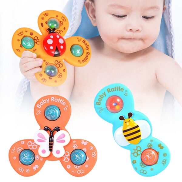 Baby Rattle | Sealed Bag | Baby Spinner Cartoon Toys - Image 4