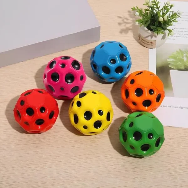 1 Pc of Super High Bouncing Colorful Space Moon Ball (random color) - Image 4