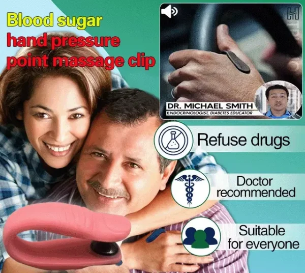 Sugar Control Li4 Acupressure Point Clip | Wearable – Supporting Acupressure Relaxation | Tension Relief And Headache Relief | Hand Clip Migraine Pressure Point Clip - Image 11
