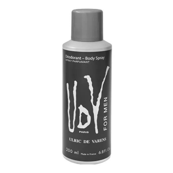 ULRIC DE VARENS ( UDV ) Body Spray Deodorant For Men – 200 ML | Best Quality Body Spray For Men | Premium Long-Lasting Deodorant