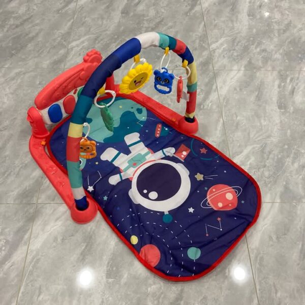 Kids Play Mat with Piano & Lights |  Fun and Educational Baby Gym for Early Development | Interactive Gym for Babies with Hanging Toys - Image 4