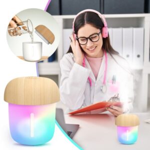 Mushroom Shape Humidifier | Portable Mini Humidifier | Direct Use Current Aroma Diffuser Cool Mist
