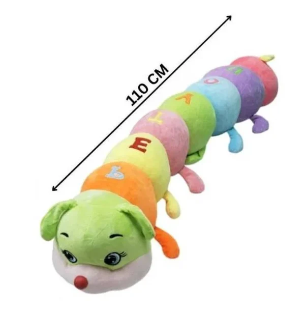110 Cm - Caterpillar Figures Plush Toy - Stuffed Charm Caterpillar Pillow Toy | Colorful Figure Sleeping Plush Toy - Image 2