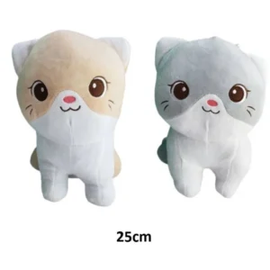 Cute Soft Cat Sitting Stuff Toy / Plush Toy | Cat Stuffed Animals - 25 CM (random Color)