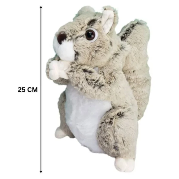 Squirrel Plush Toy With A Big Bushy Tail | Soft Stuffed Animal Plush Toy for Kids Boys & Girls - 25 CM - Image 2