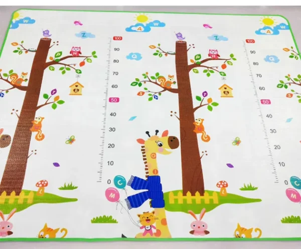 Reversible Baby Crawling Mat | Double-Sided Waterproof Foam Play Mat for Floor Activities | Non-Toxic Reversible Foam Mat for Baby Crawling - Image 2