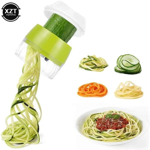 4in1 Vegetable Spiral Cutter | BPA-Free ABS Plastic Materials | Create Zoodles and More with Ease - Image 5