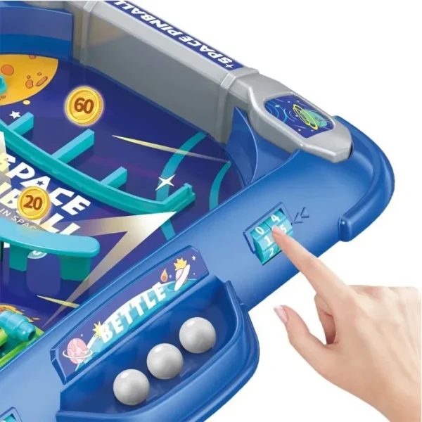 Space Marbles Pinball Table Top Board Game |  Tabletop Arcade-Style Board Game for Kids & Families - Image 5