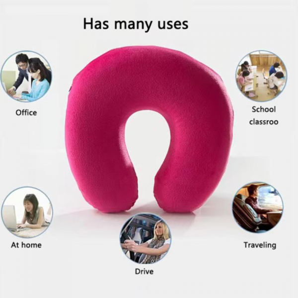 U Shaped Travel Neck Pillow | Extremely Soft and Comfortable - Image 4