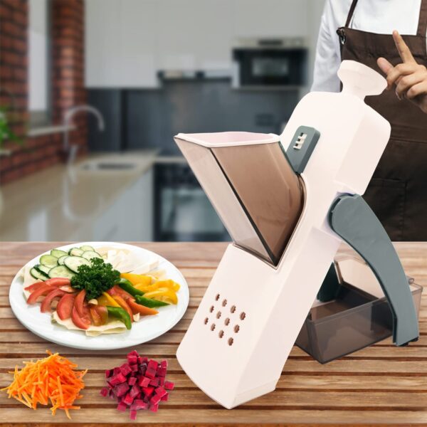2-in-1 Clever Cutter Kitchen Scissors | Quick Vegetable Chopper & Slicer |  Scissors & Vegetable Slicer in One | Clever Cutter Kitchen Scissors - Image 8