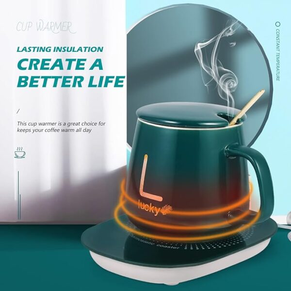 Stay Hot Electric Coffee Mug | Electric Heated Coffee Mug | Temperature Controlled Electric Heated Coffee Mug - Image 5