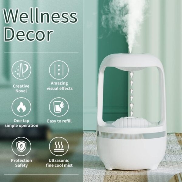 Cool Mist Humidifiers for Bedroom |  Small Room Air Diffuser for Baby - Image 3