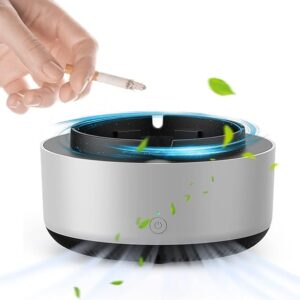 Multipurpose Ashtray With Air Purifier Function | Smoke Odor Eliminator & Air Freshener for Home, Car, and Office