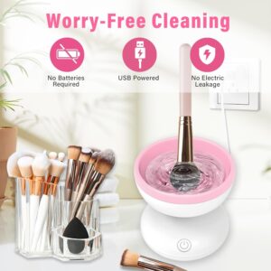Makeup Brush Cleaner Machine|  Electric Makeup Brush Cleaner |  Fast & Efficient Brush Cleaning Machine | Removes Makeup Residue in Seconds